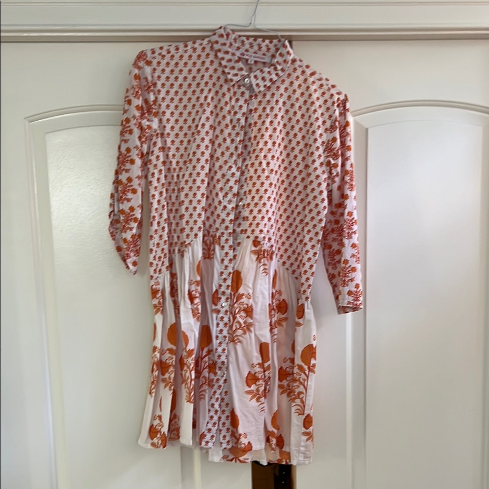 Ro’s Garden Floral Button-Up Dress